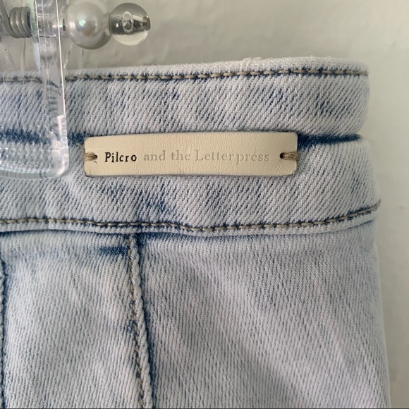 Pilcro And The Letterpress High-Rise Denim Leggings - Picture 7 of 11